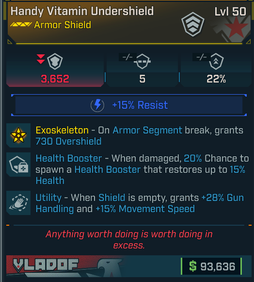 borderlands 4 undershield armor shield