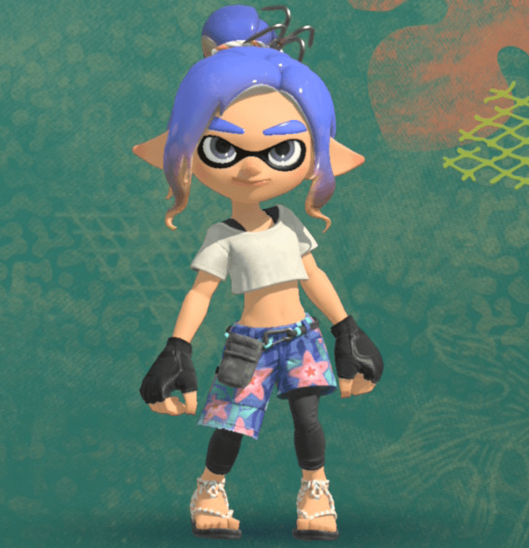 blue paradise outfit