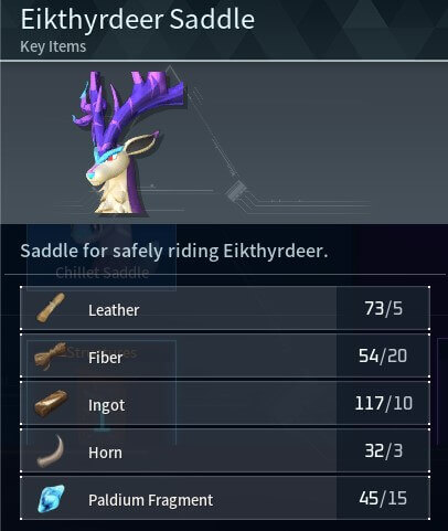 eikthyrdeer saddle
