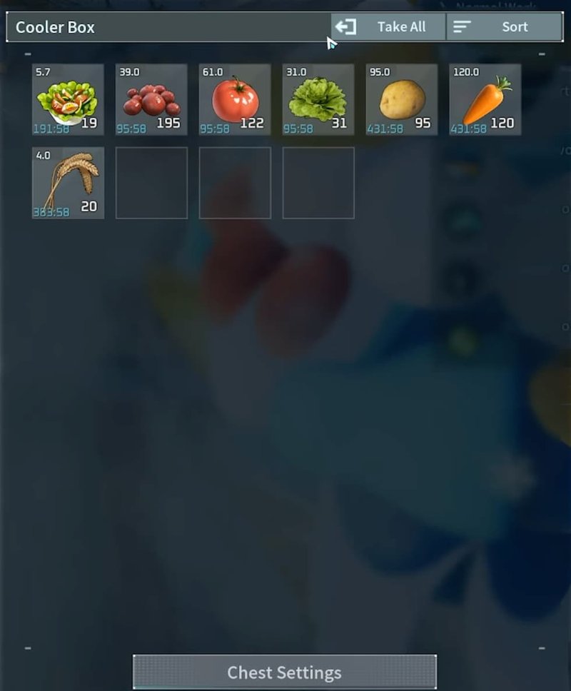 palworld cooler box