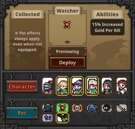task bar hero pet watcher