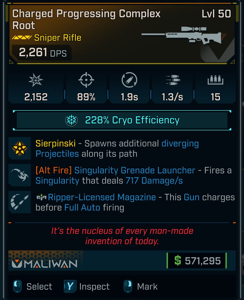 Complex Route Legendary Sniper card