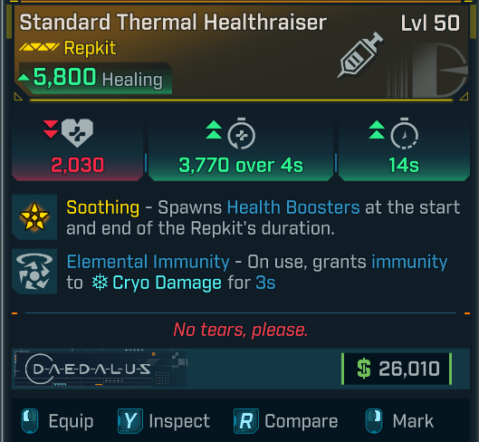 borderlands 4 healthraiser repkit