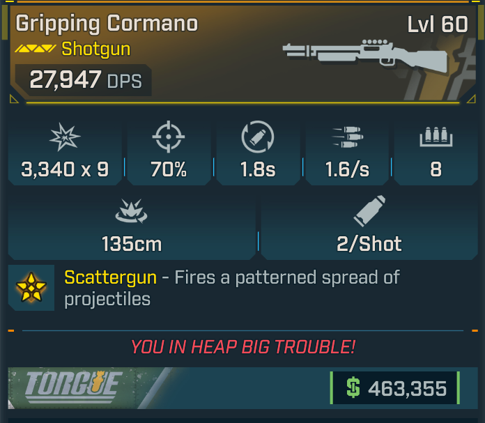 borderlands 4 Cormano Shotgun
