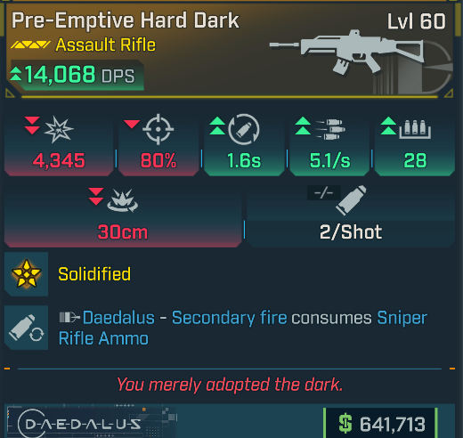 borderlands 4 Hard Dark Assault Rifle