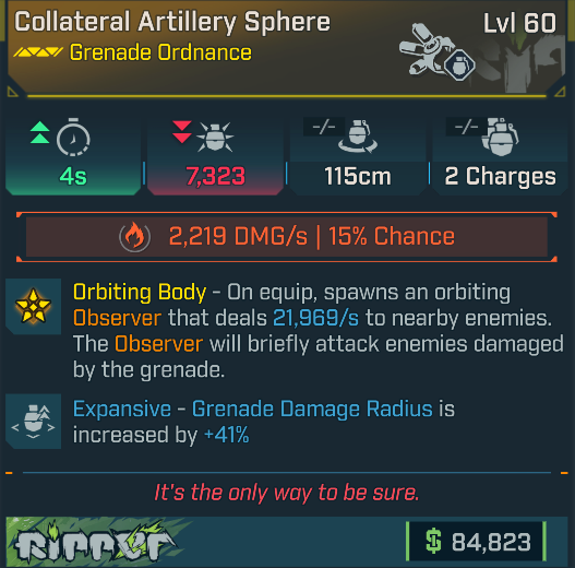 borderlands 4 artillery sphere