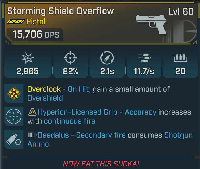 borderlands 4 Rhythm Pistol