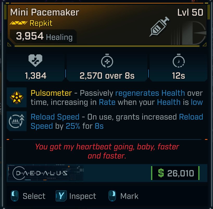 Pacemaker legendary repkit