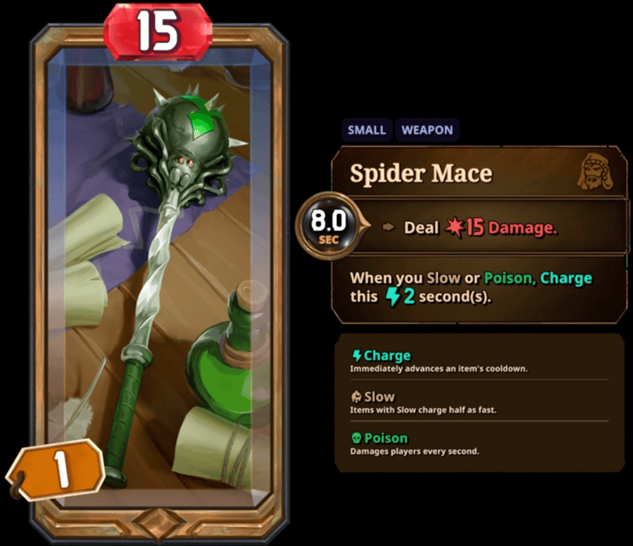 the bazaar spider mace