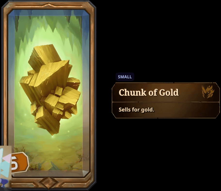 the bazaar chunk of gold