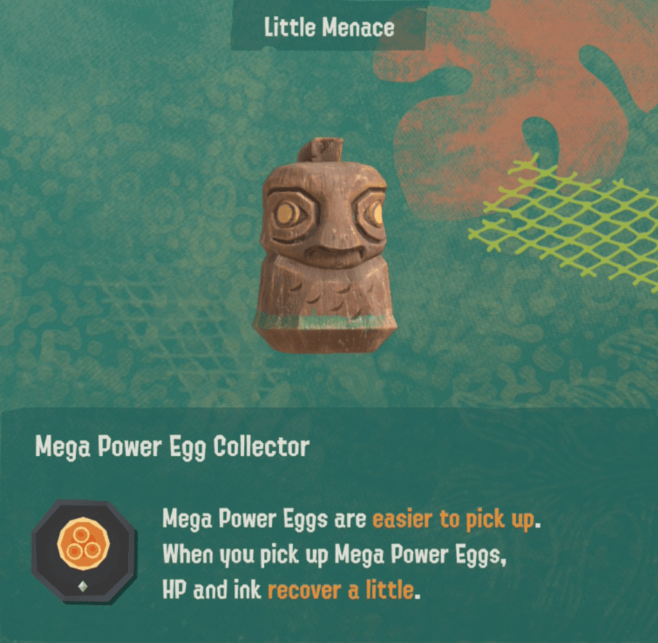 splatoon raiders relic power mega power egg collector