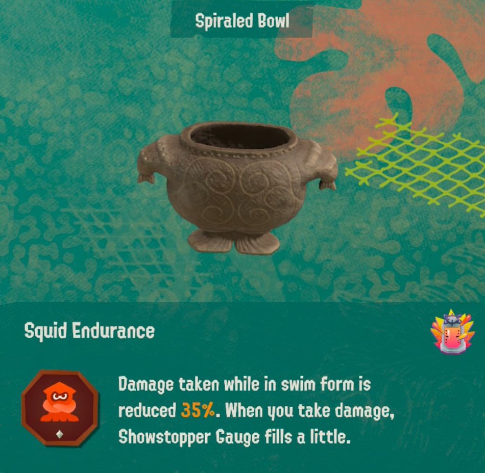 splatoon raiders relic power squid endurance