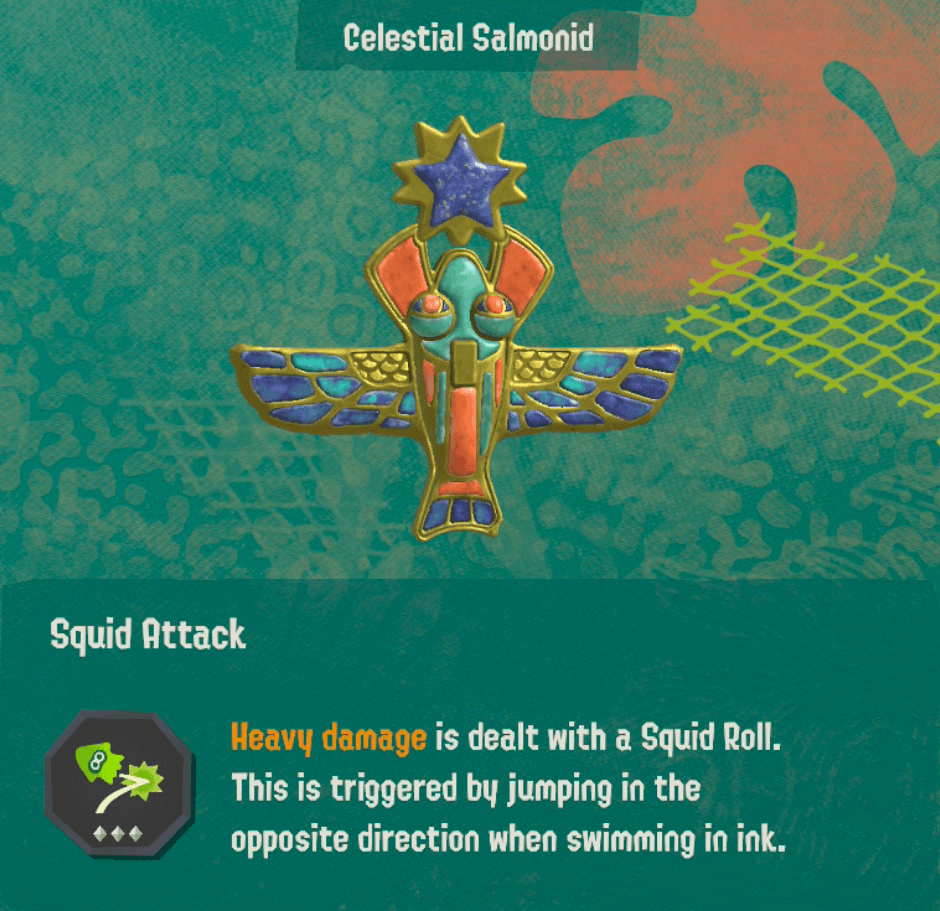 splatoon raiders relic power squid attack level 3
