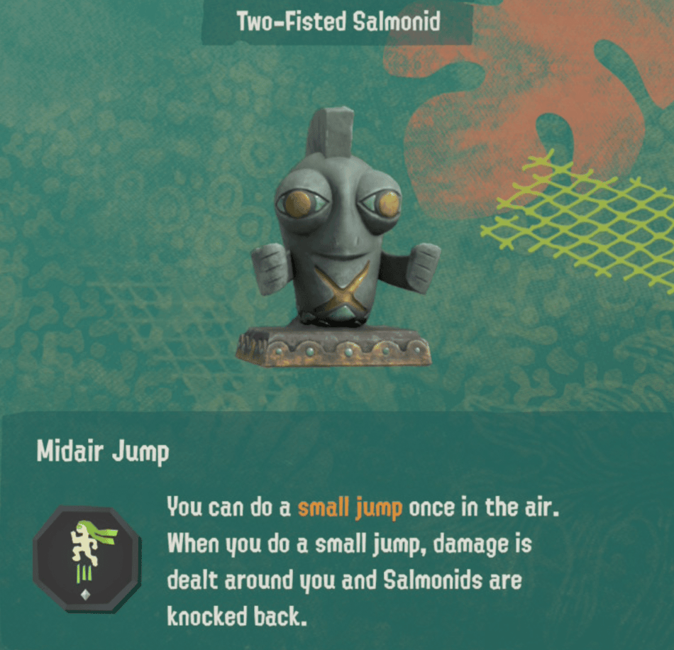 splatoon raiders relic power midair jump