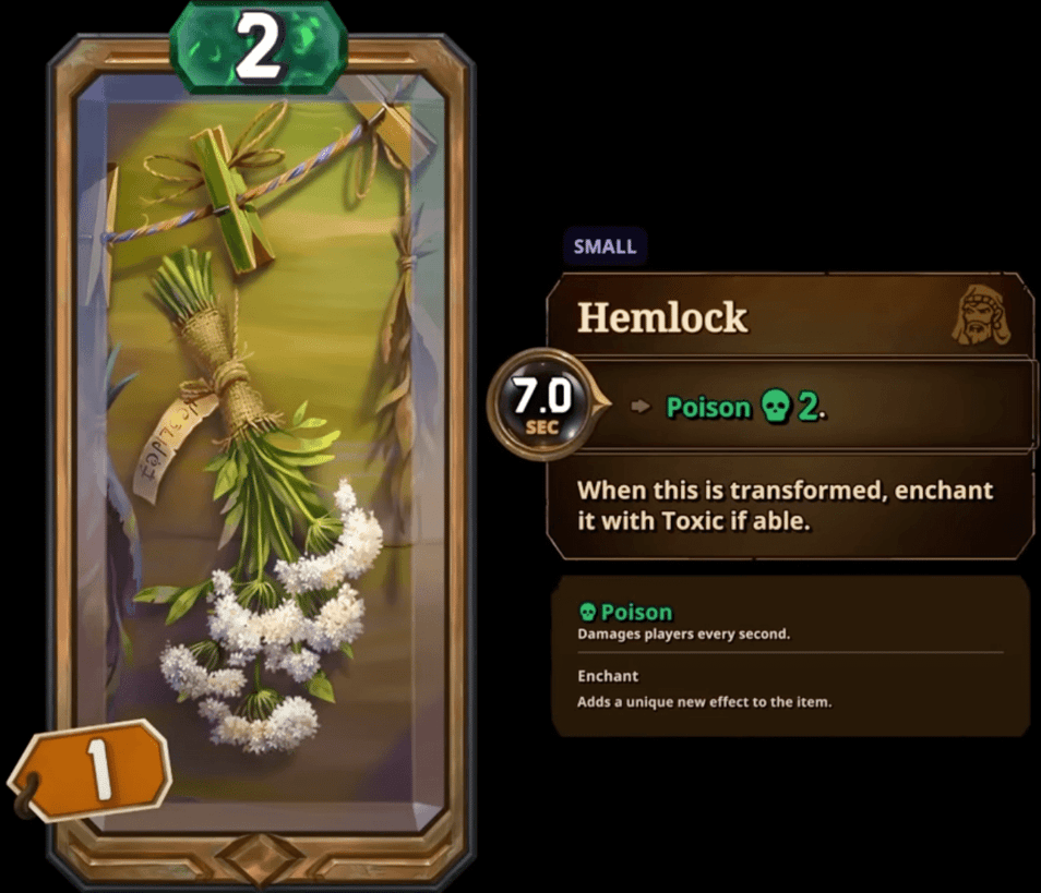 the bazaar hemlock