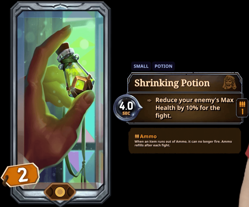 the bazaar shrinking potion