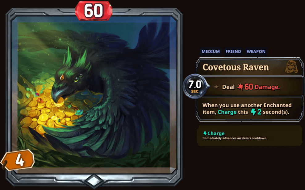 the bazaar covetous raven