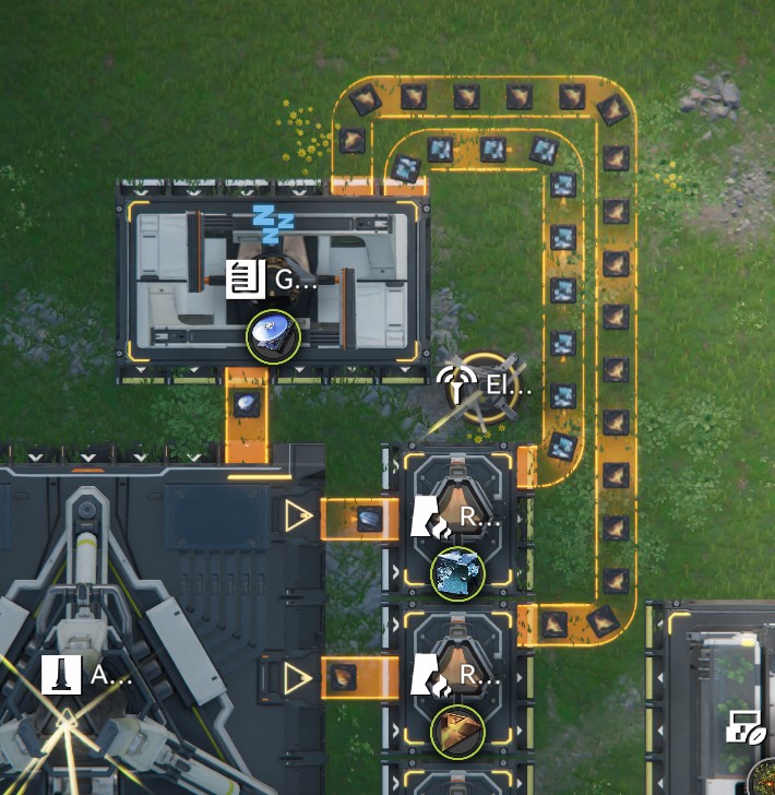 Endfield Ferrium Component Blueprint Blue Gear