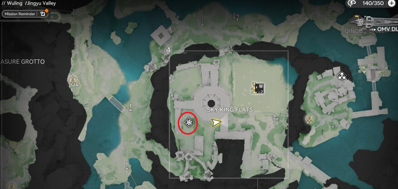 Early Warning Terminal location on map