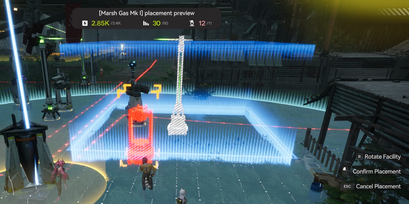 You can't put towers over the limit