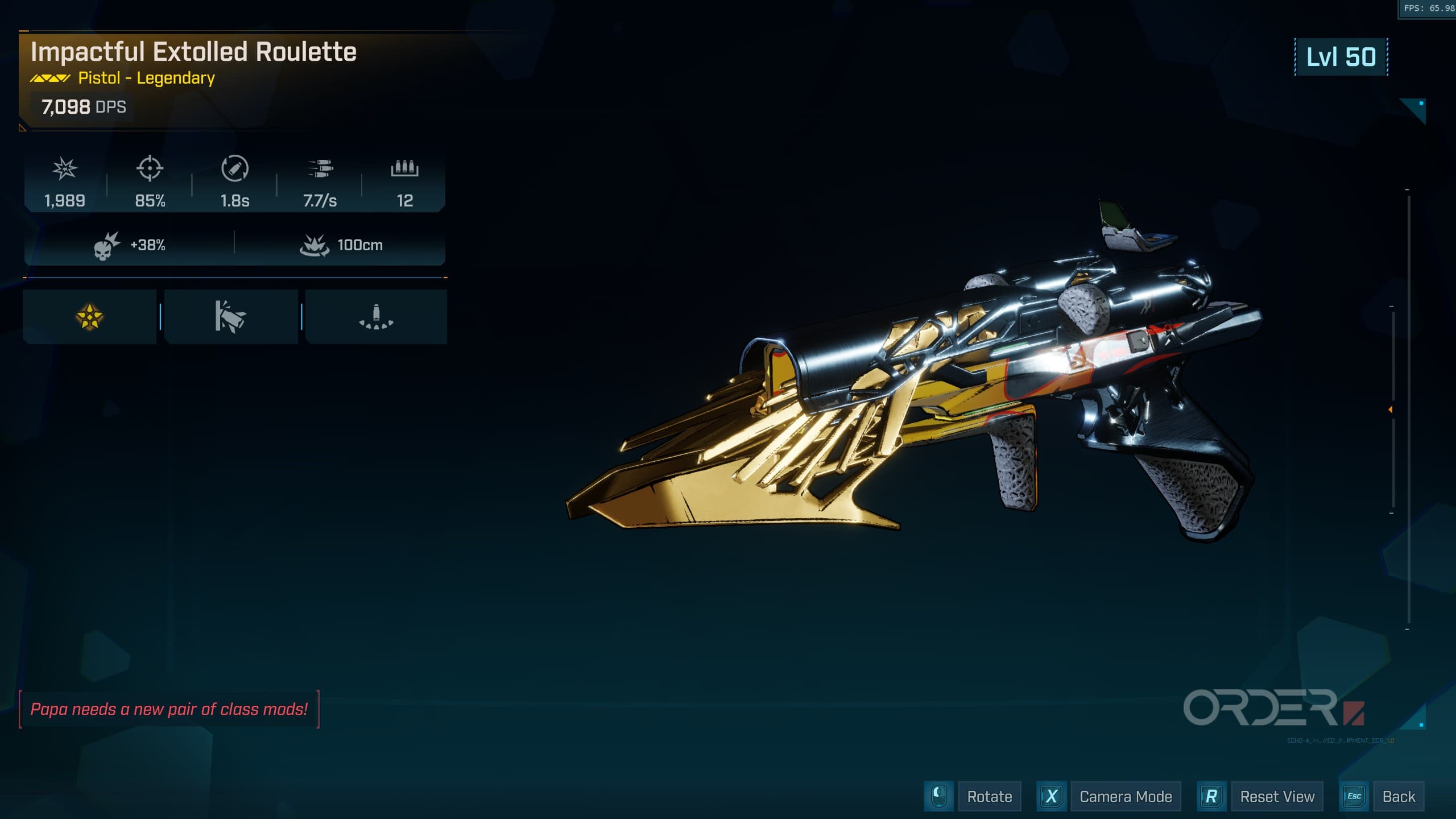 Roulette Pistol Inspect