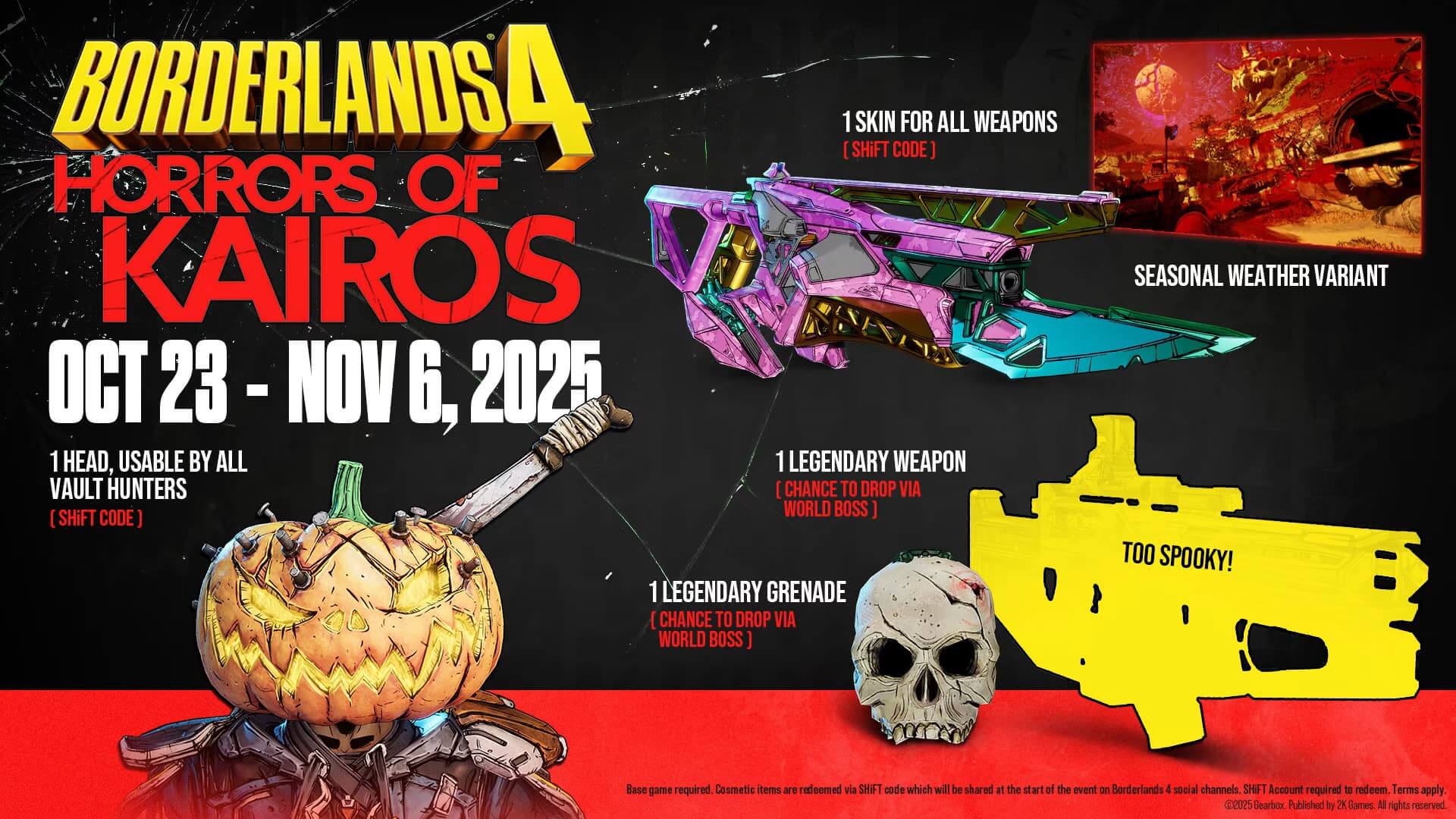 borderlands 4 horrors of kairos mini-event
