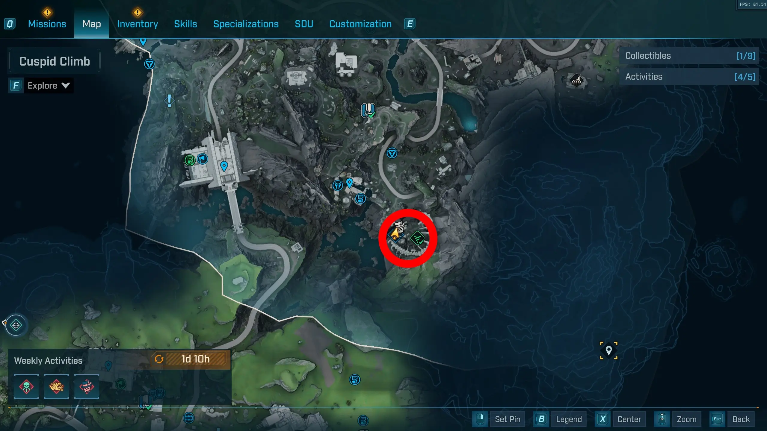borderlands 4 terminus range location