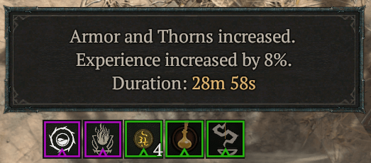 diablo 4 season 8 active buffs