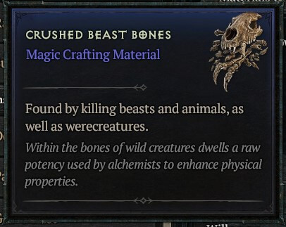 diablo 4 crushed beast bones