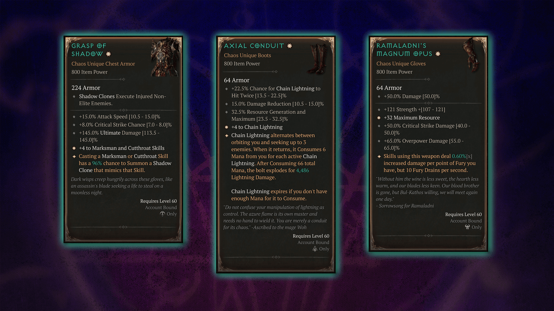 diablo 4 season 10 chaos armor variety