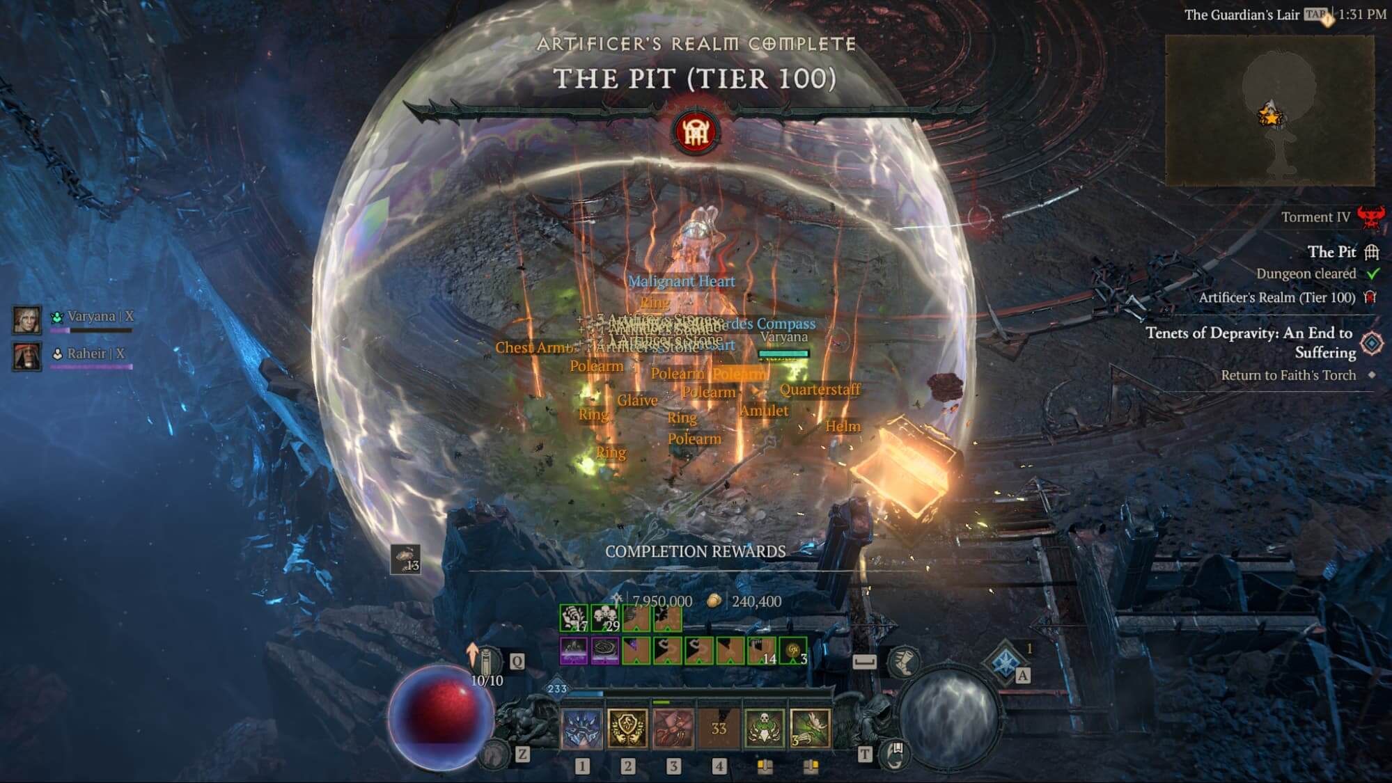 diablo 4 pit tier 100