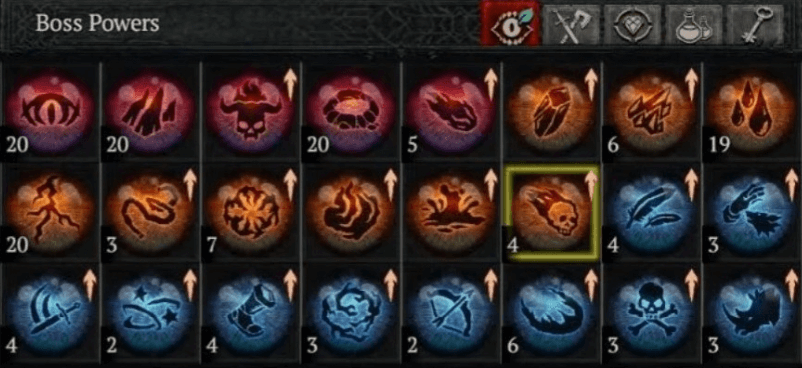 season 8 boss powers