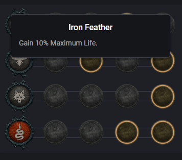 iron feather boon