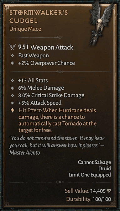 stormwalker's cudgel