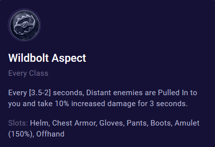 wildbolt aspect