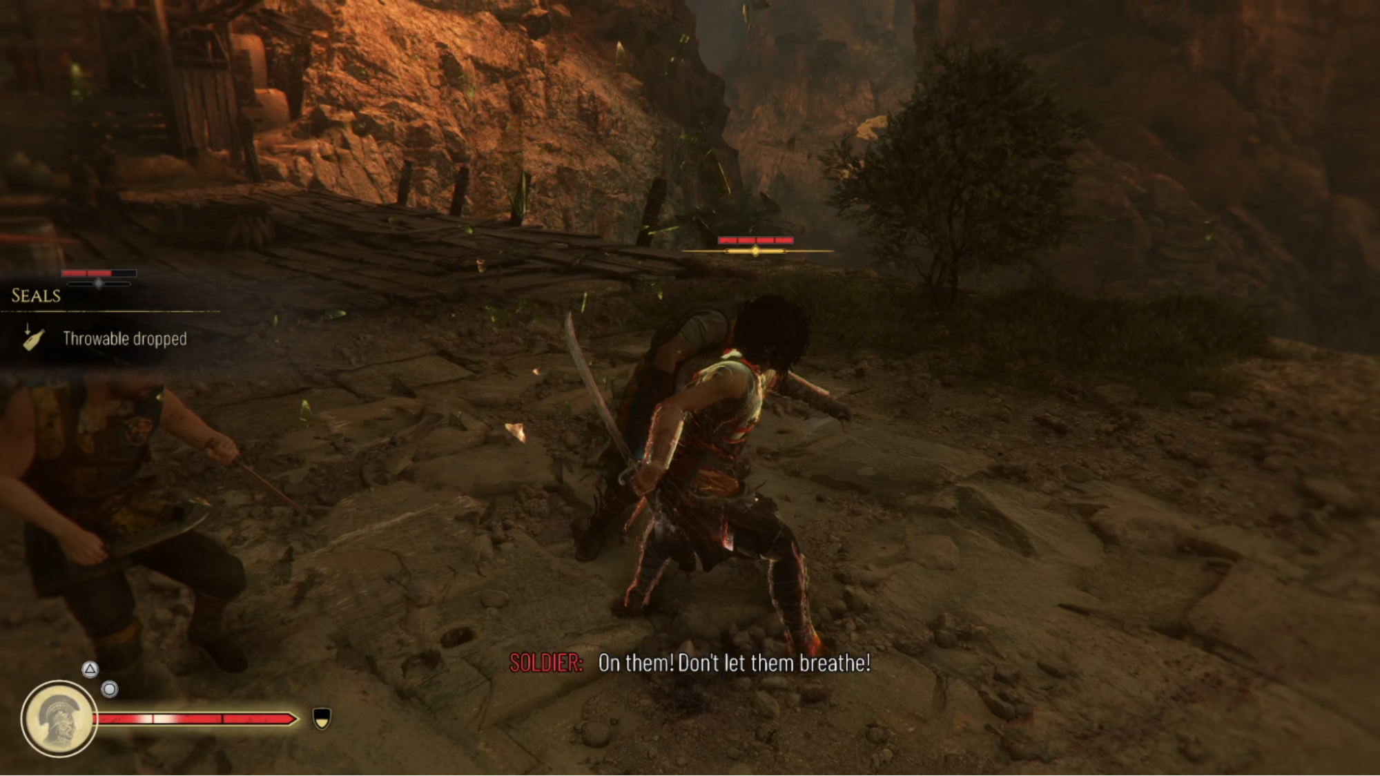 Sophia in a combat scenario