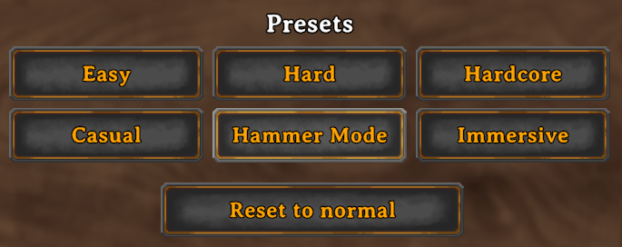 World Presets