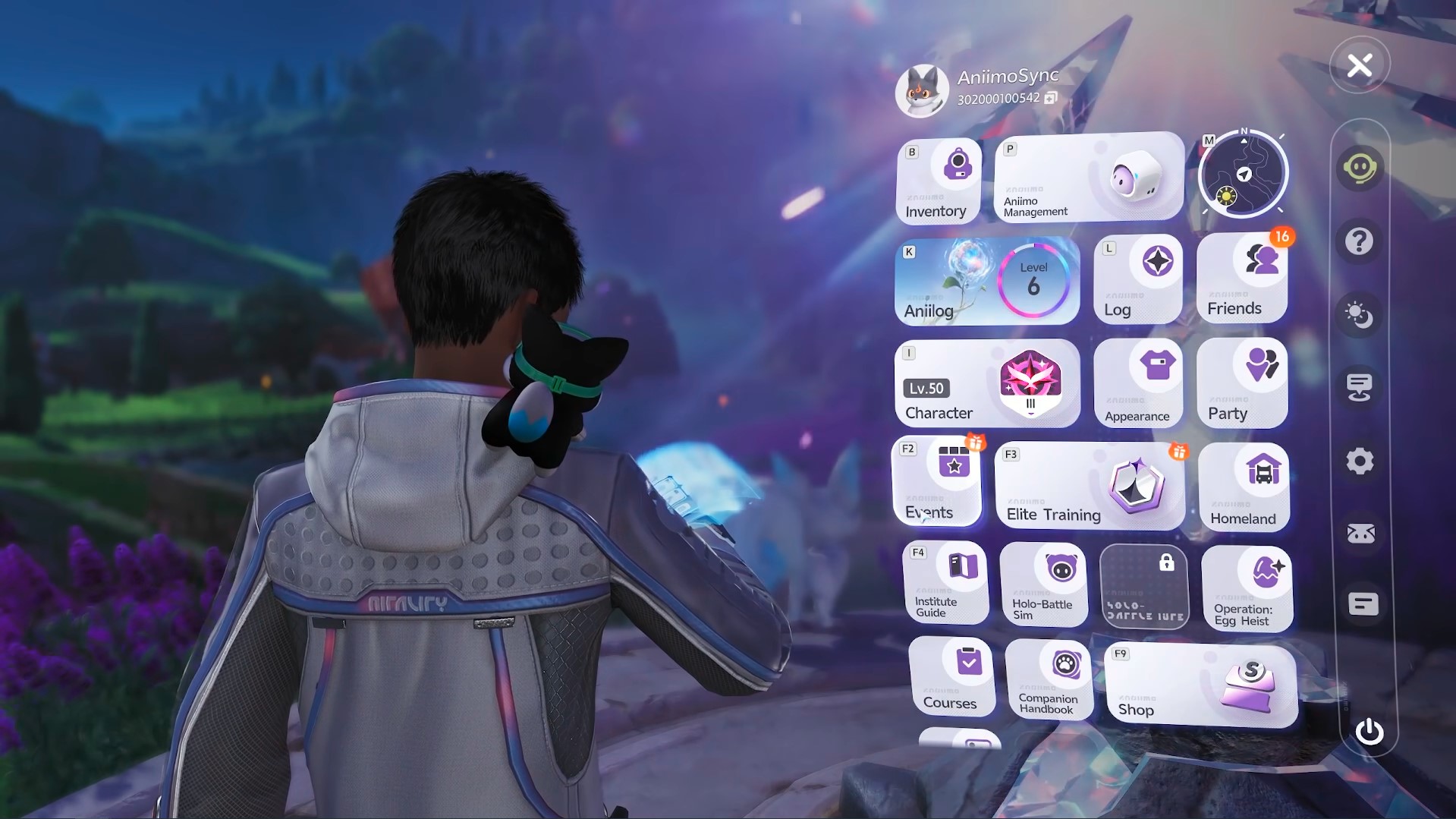 Events Menu