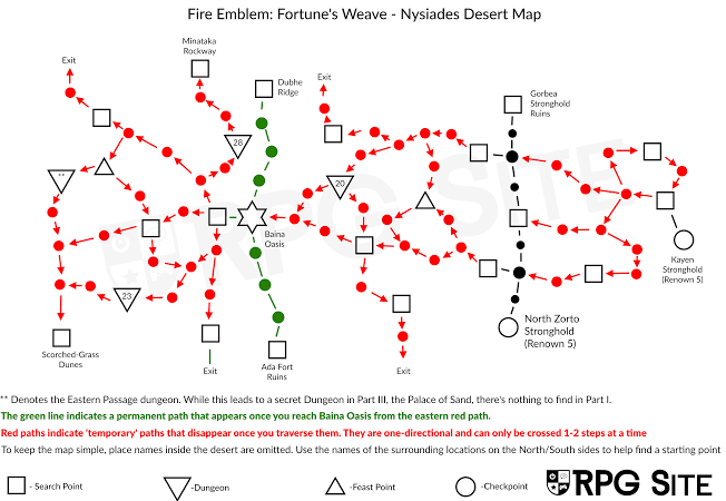 Desert Map Dungeons