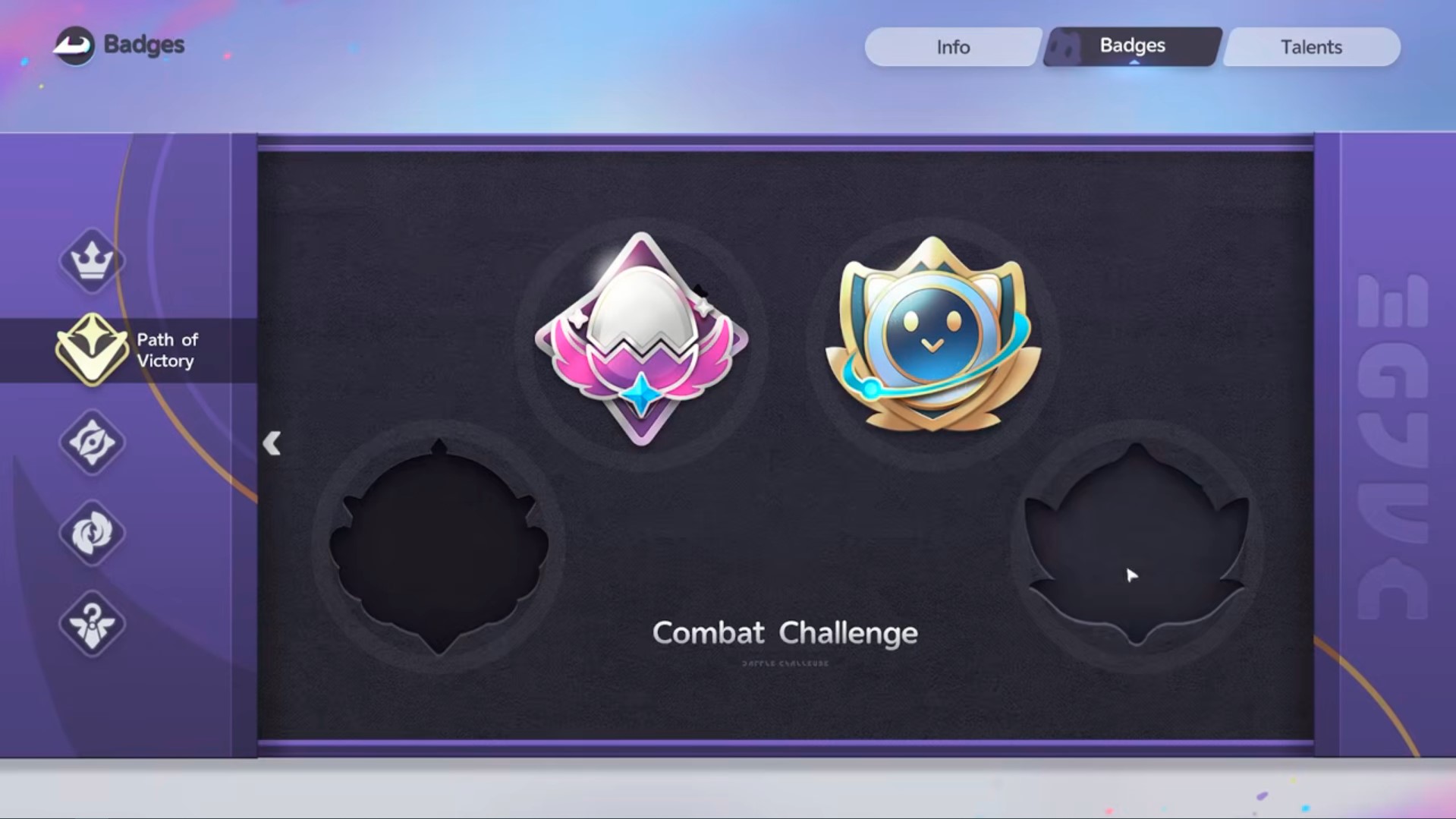 Empty Badges