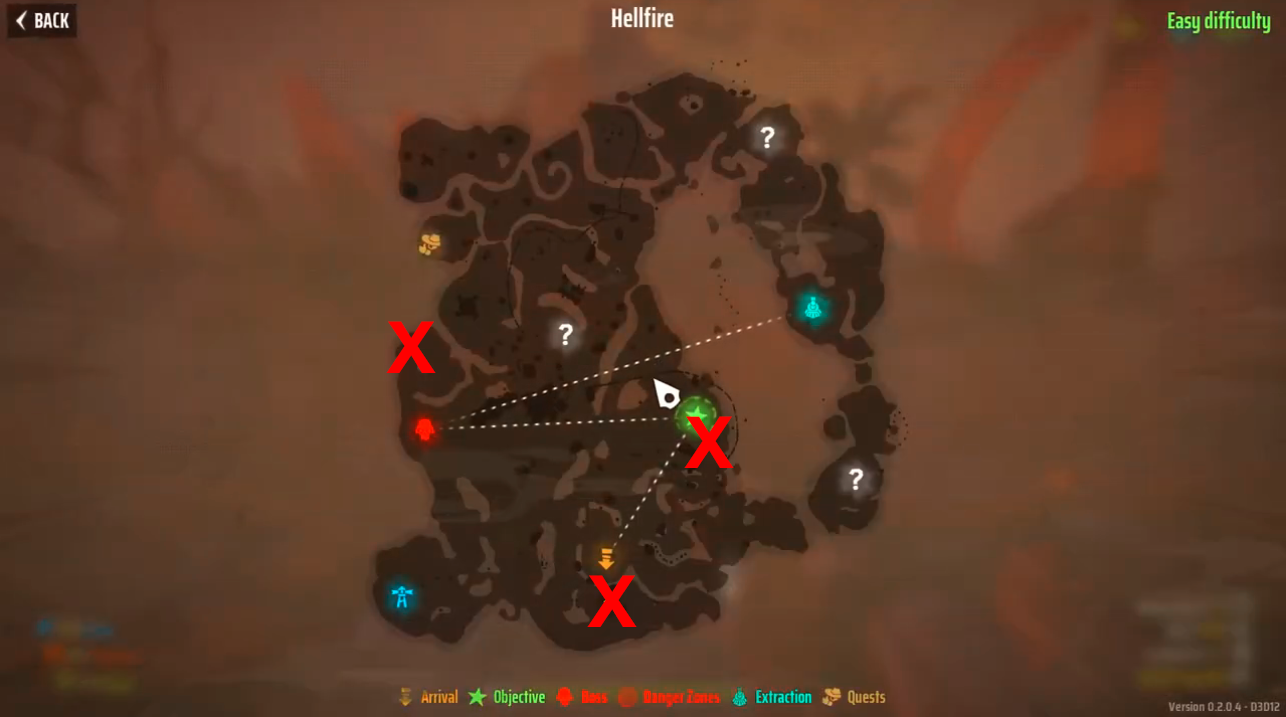 Hell Fire Disc Locations