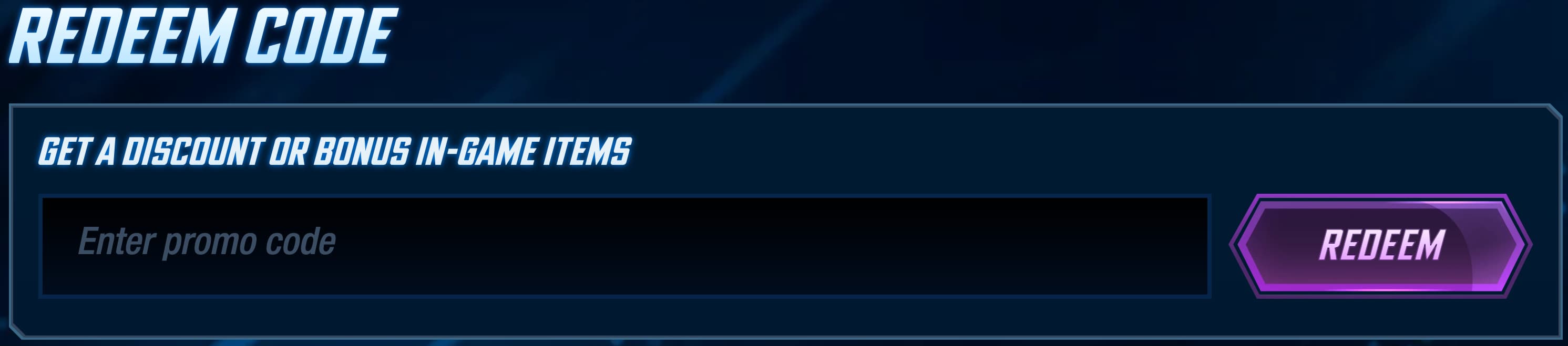 marvel snap redeem code screen