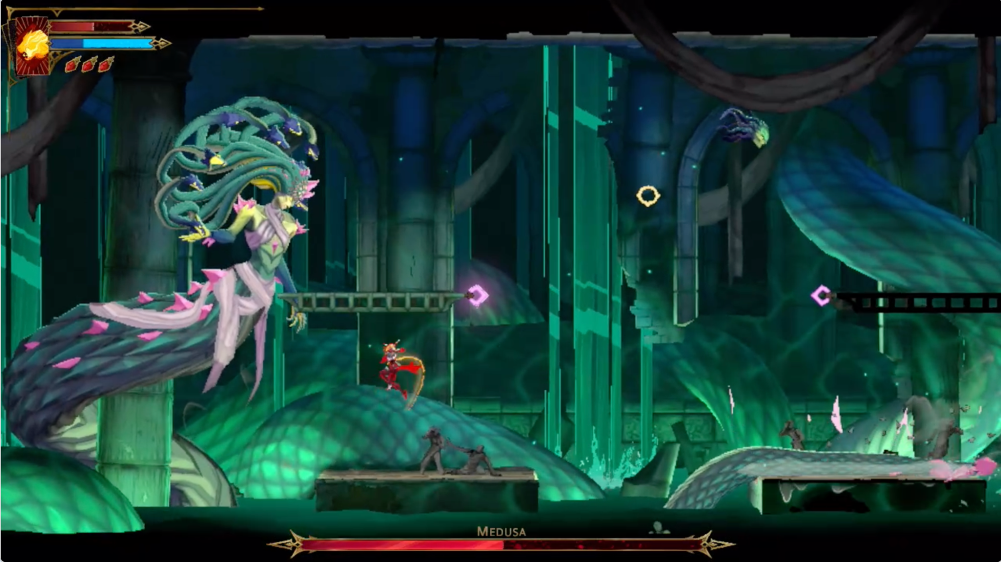 medusa half health