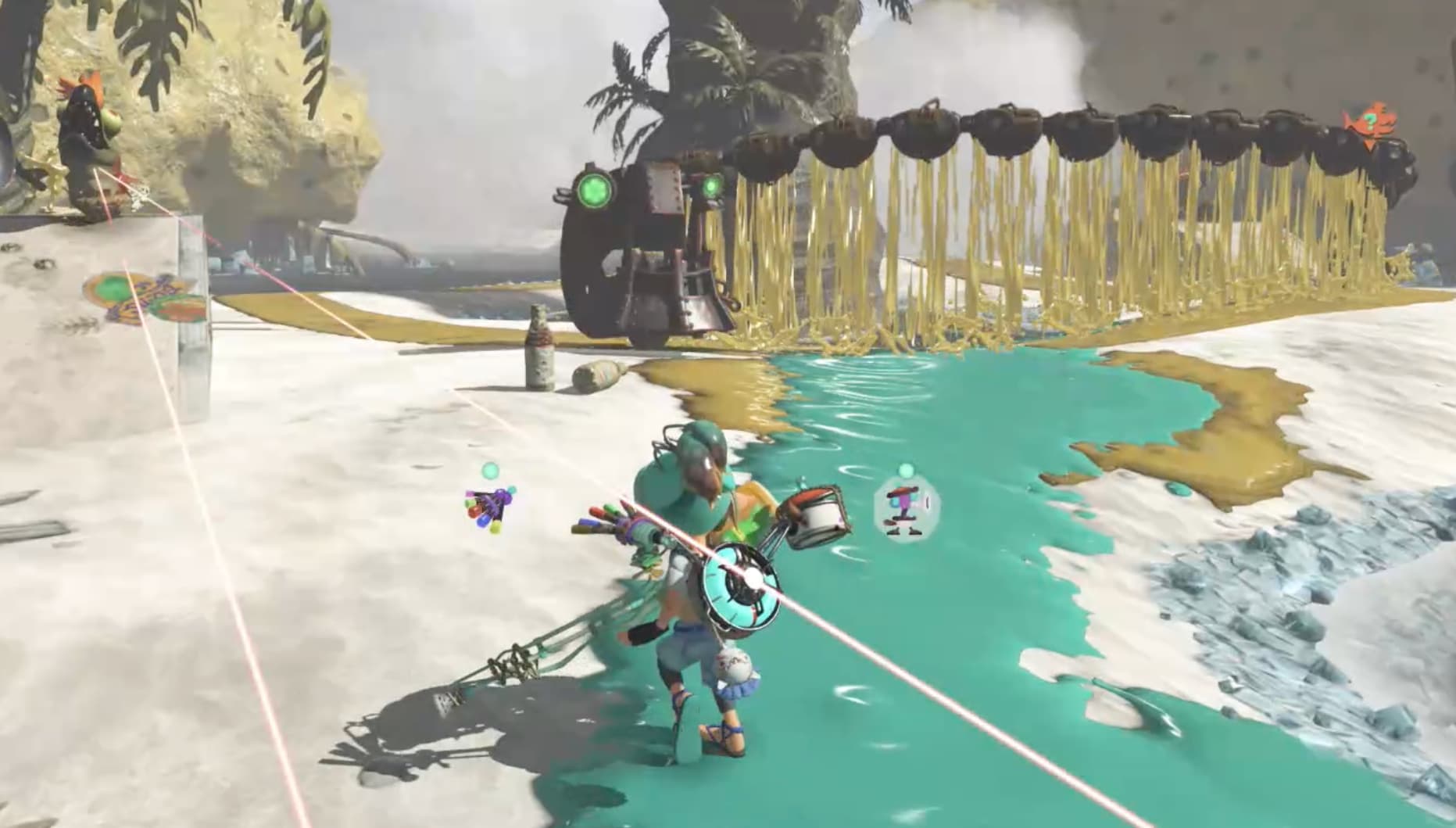 splatoon raiders paint battlefield