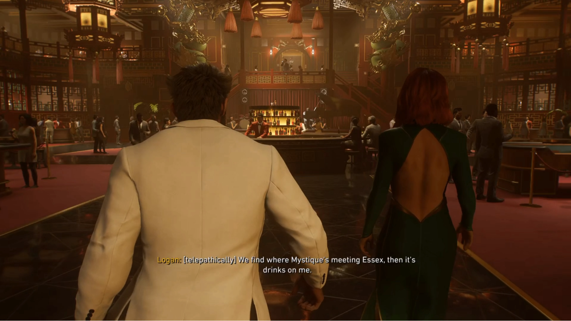 Logan and Jean at a Casino