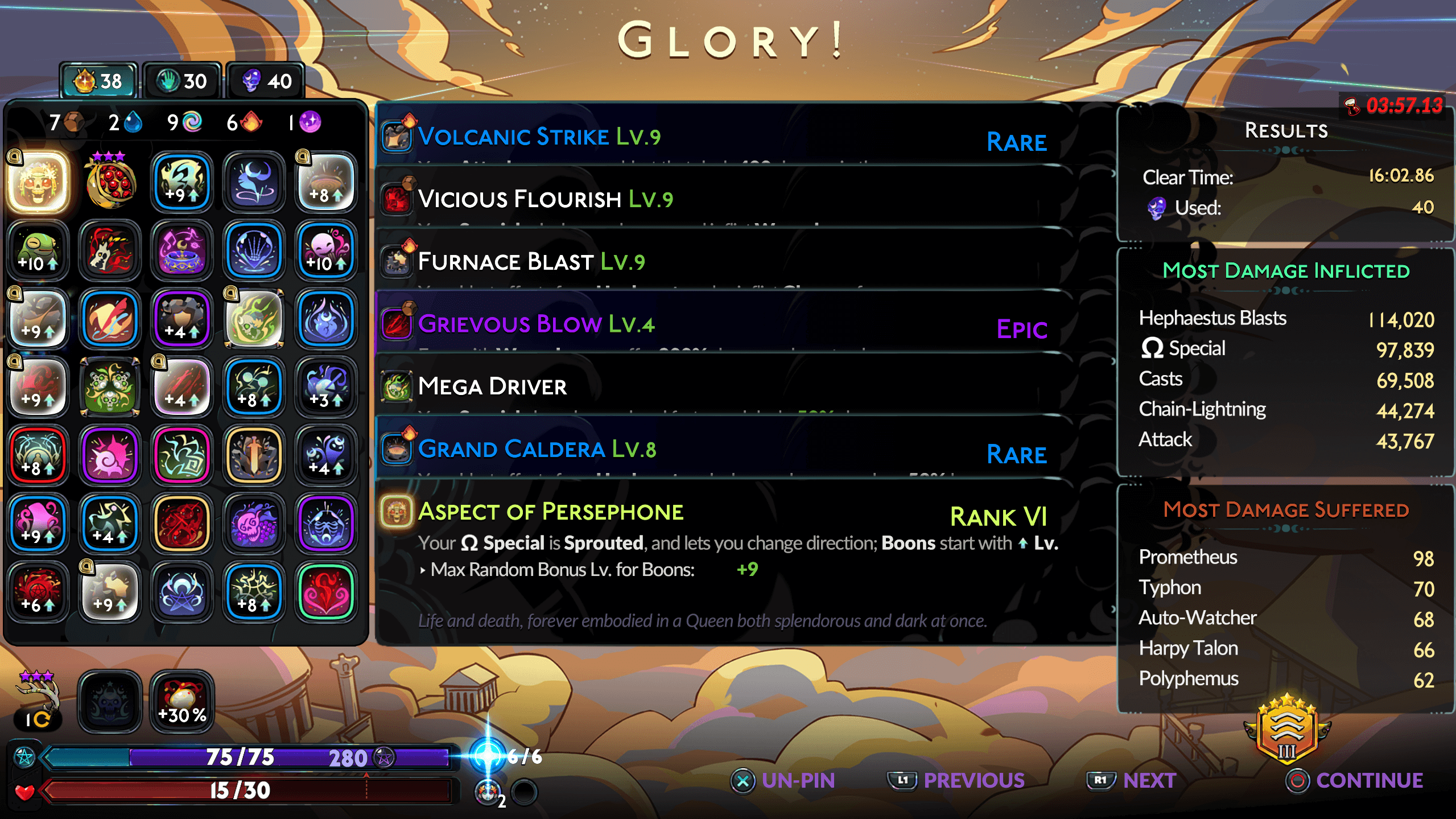Victory Screen