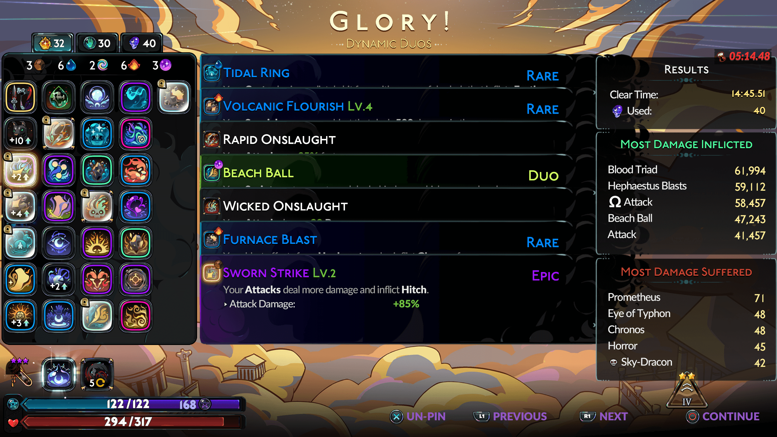 Morrigan Victory Screen