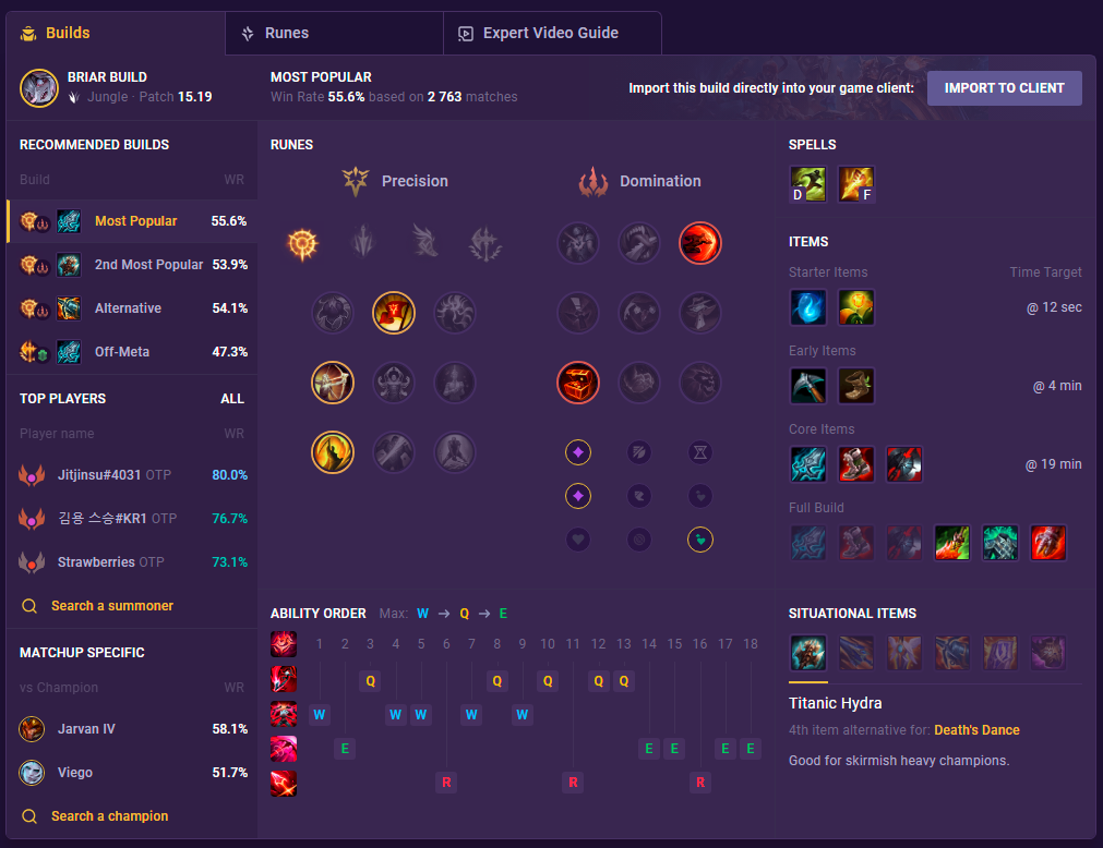 Briar Build Patch 15.19