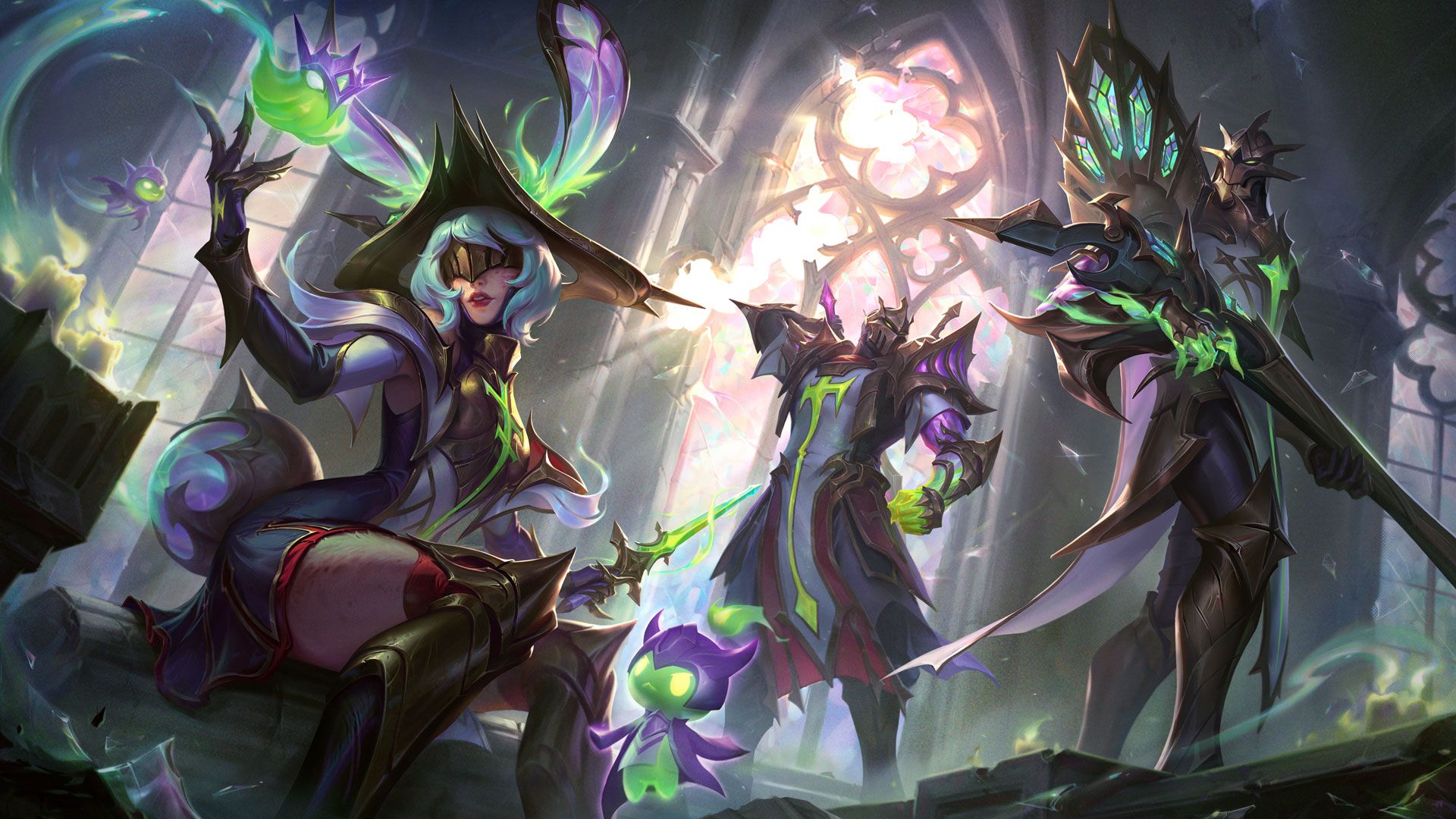 Broken Covenant Jhin, Broken Covenant Aurora, & Broken Covenant Shen