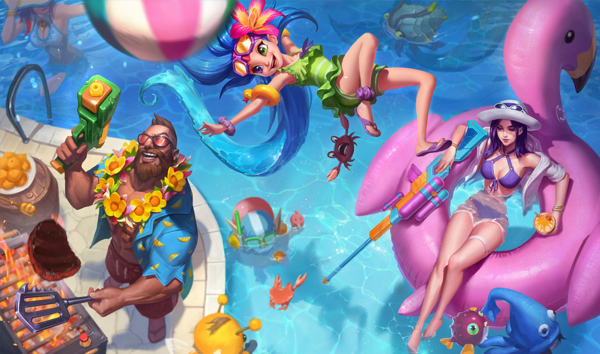 Pool Party Caitlyn-